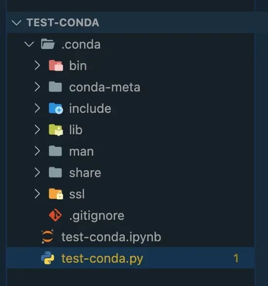 vscode .conda 폴더